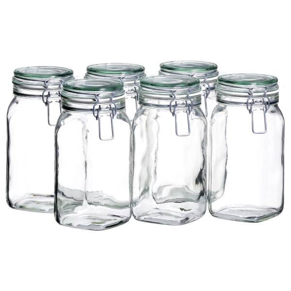 Einmachglas Yotki 6er-Set - Klarglas - Transparent