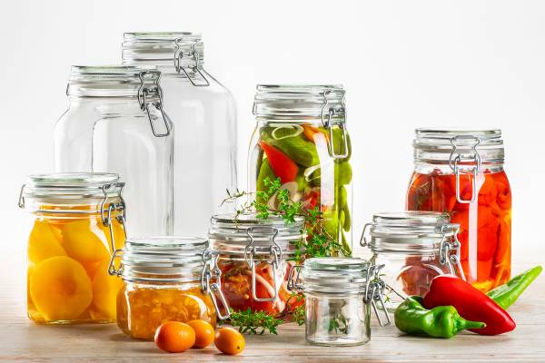 Einmachglas Yotki 6er-Set - Klarglas - Transparent