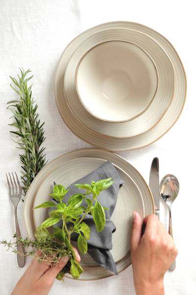 Kombiservice Ugal 20-teilig - Beige