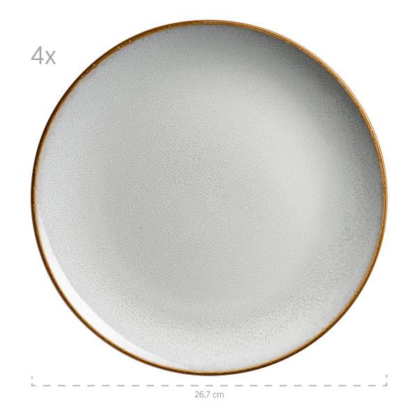 Geschirrset Derti 20-teilig - Multicolor - Keramik - 33 x 39 x 46 cm