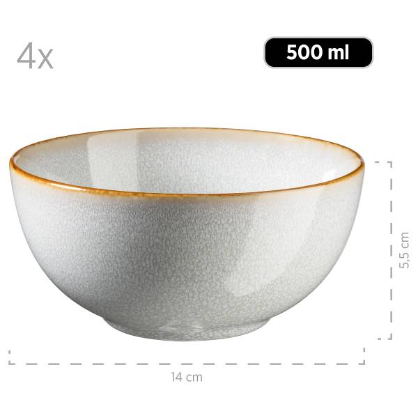 Geschirrset Derti 20-teilig - Multicolor - Keramik - 33 x 39 x 46 cm