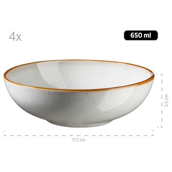 Geschirrset Derti 20-teilig - Multicolor - Keramik - 33 x 39 x 46 cm