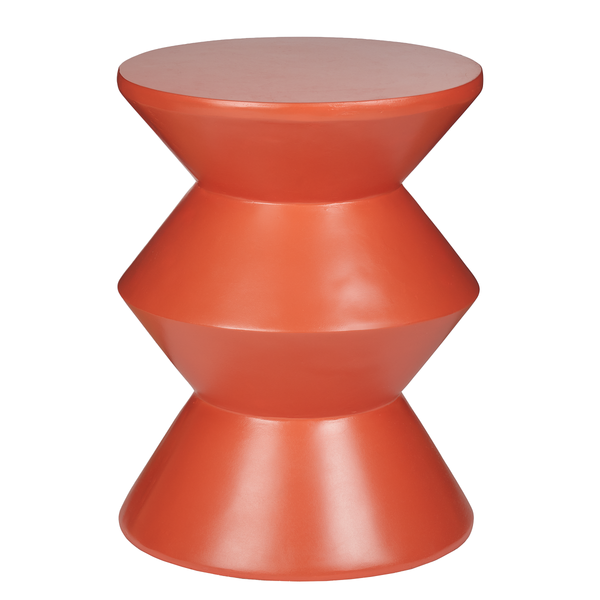 Beistelltisch PIECES - MGO, Keramik - Rot