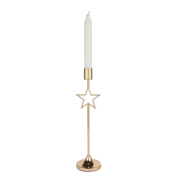 Kerzenhalter STARLET - Eisen - Gold