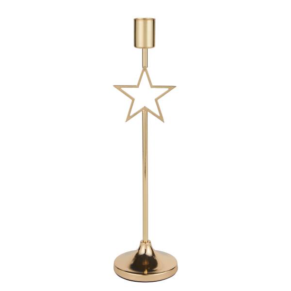 Kerzenhalter STARLET - Eisen - Gold