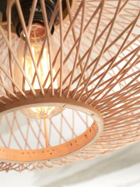 Deckenleuchte Cango - Bambus - Beige - 1-flammig