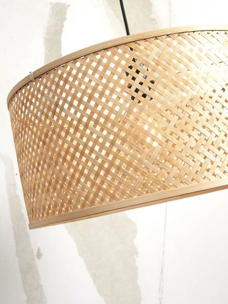Pendelleuchte Java - Bambus - 1-flammig - Beige