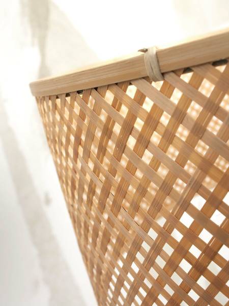 Pendelleuchte Java - Bambus - 1-flammig - Beige