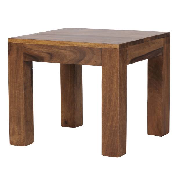 Massiver Beistelltisch Rainwood - Sheesham