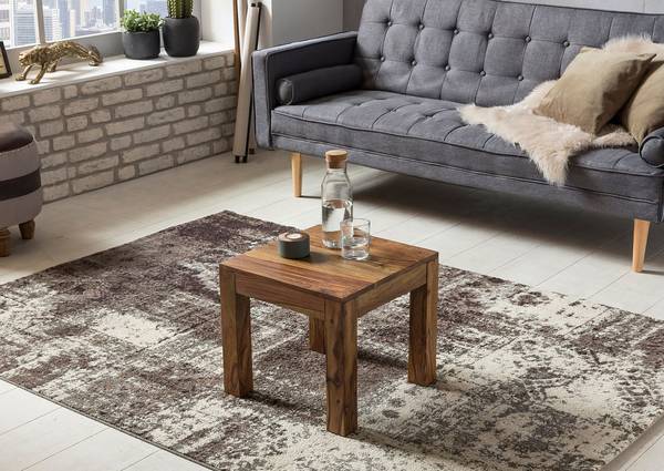 Massiver Beistelltisch Rainwood - Sheesham