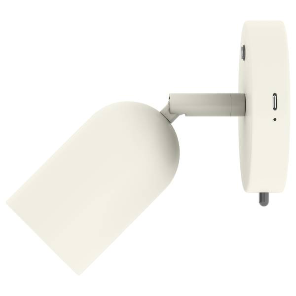 Akku-Wandleuchte DINA - 3-Stufen-Dimmer - inkl. Fernbedienung - Beige