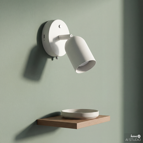 Akku-Wandleuchte DINA - 3-Stufen-Dimmer - inkl. Fernbedienung - Beige