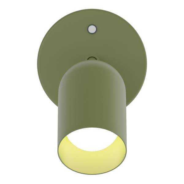Akku-Wandleuchte DINA - 3-Stufen-Dimmer - inkl. Fernbedienung - Grün