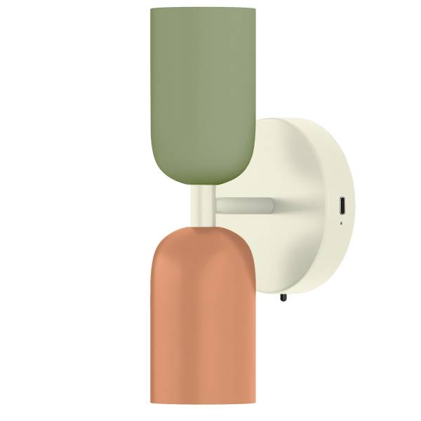 Akku-Wandleuchte NIMI - 3-Stufen-Dimmer - inkl. Fernbedienung - Multicolor