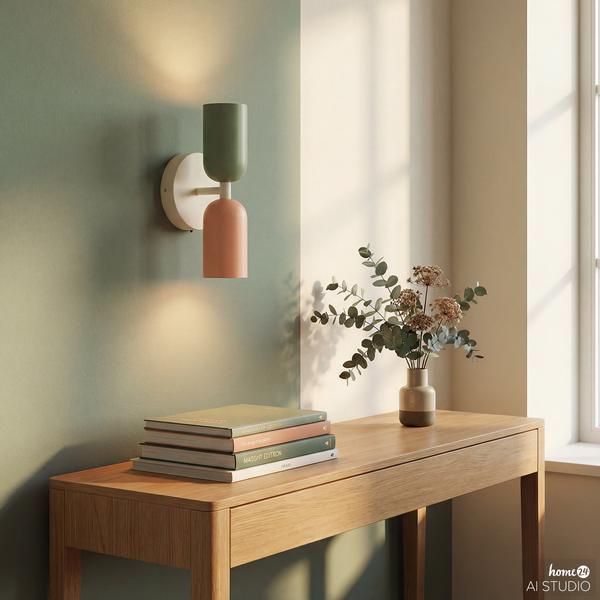 Akku-Wandleuchte NIMI - 3-Stufen-Dimmer - inkl. Fernbedienung - Multicolor
