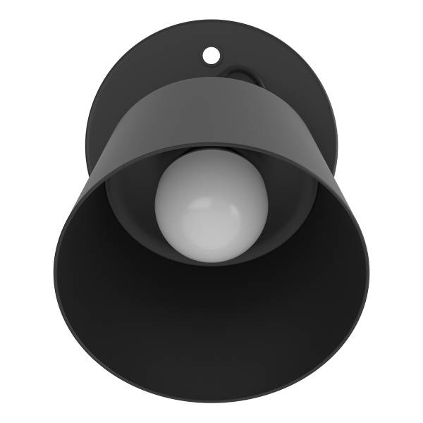 Akku-Wandleuchte SMI - 3-Stufen-Dimmer - inkl. Fernbedienung - Schwarz