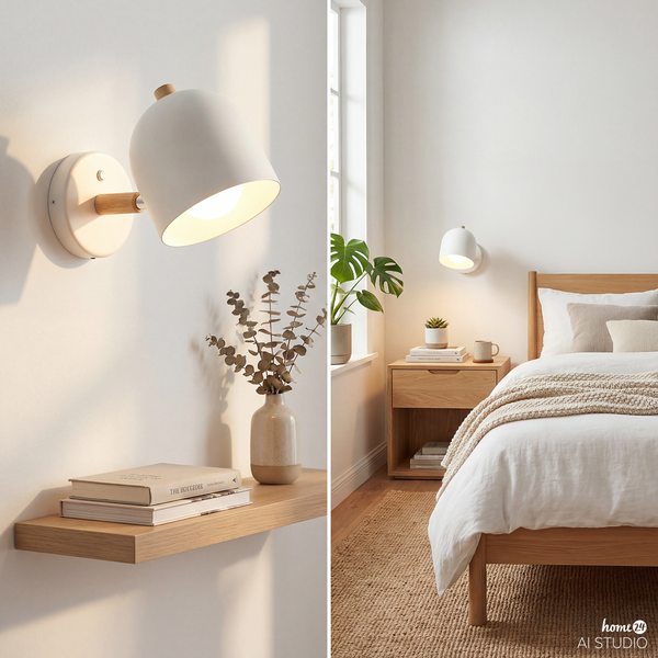 Akku-Wandleuchte REA - 3-Stufen-Dimmer - inkl. Fernbedienung