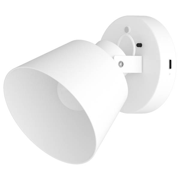 Akku-Wandleuchte SMI - 3-Stufen-Dimmer - inkl. Fernbedienung - Weiß
