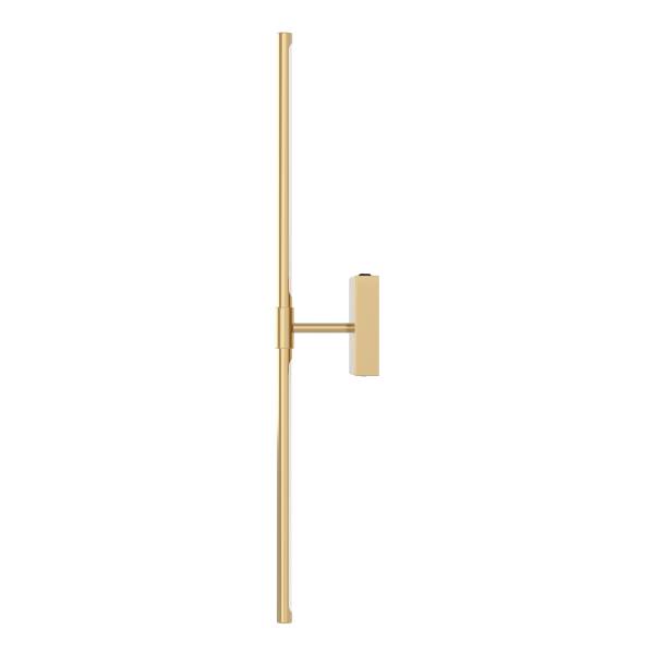 Akku-Wandleuchte ONS - 3-Stufen-Dimmer - inkl. Fernbedienung - Messing