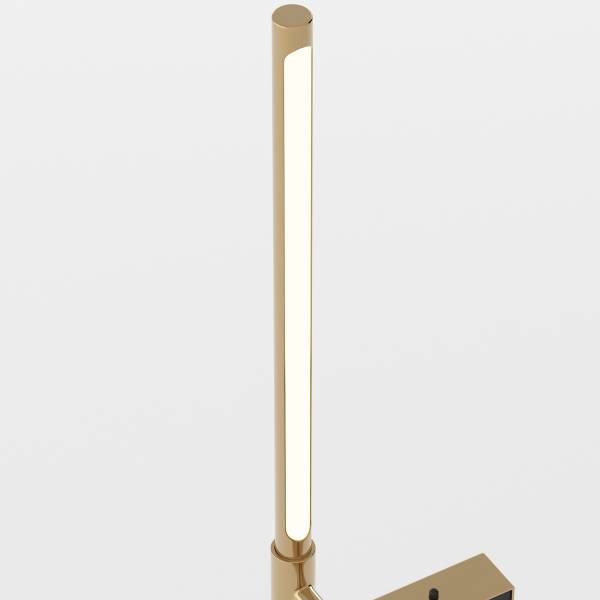 Akku-Wandleuchte ONS - 3-Stufen-Dimmer - inkl. Fernbedienung - Messing