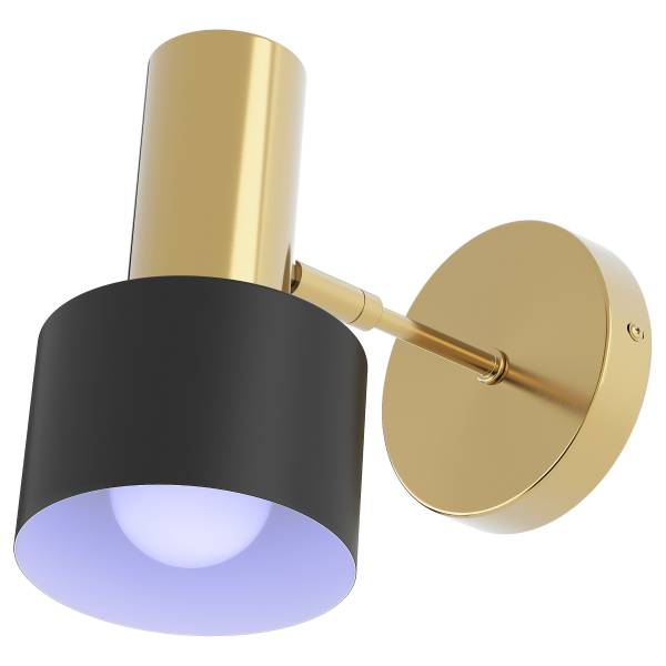 Wandleuchte AHMA mit Akku-Leuchtmittel - RGB-Leuchtmittel - inkl. Fernbedienung