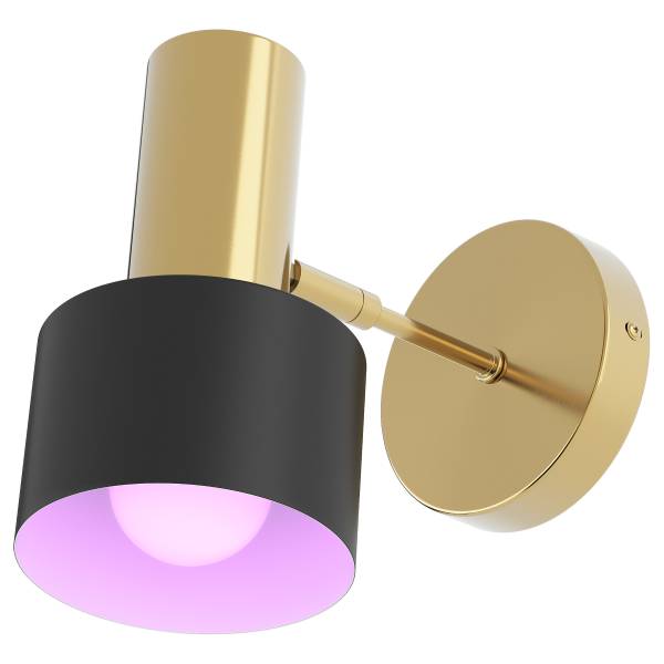 Wandleuchte AHMA mit Akku-Leuchtmittel - RGB-Leuchtmittel - inkl. Fernbedienung