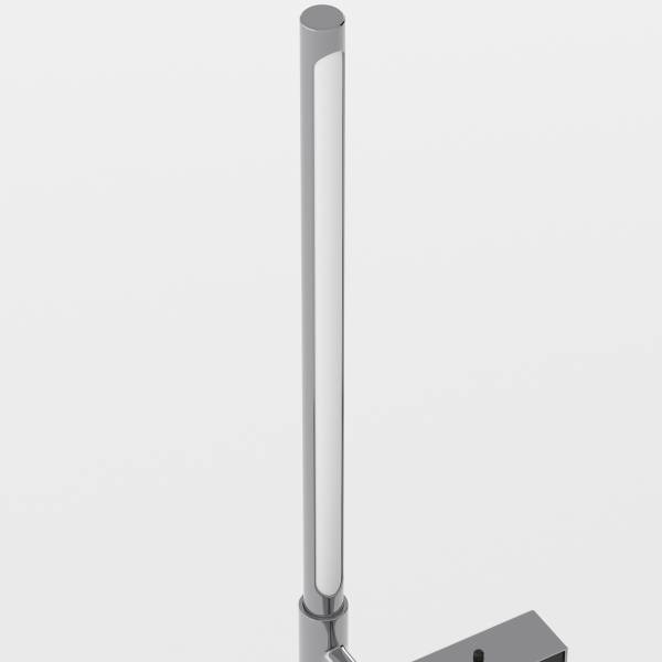 Akku-Wandleuchte ONS - 3-Stufen-Dimmer - inkl. Fernbedienung - Silber