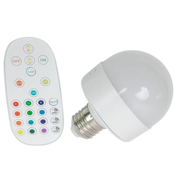 Wandleuchte TRACT mit Akku-Leuchtmittel - RGB-Leuchtmittel - inkl. Fernbedienung