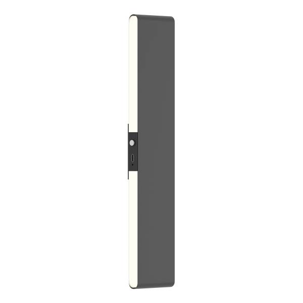Akku-Wandleuchte KRIM - Dimmbar - inkl. Fernbedienung - Schwarz - Höhe: 32 cm