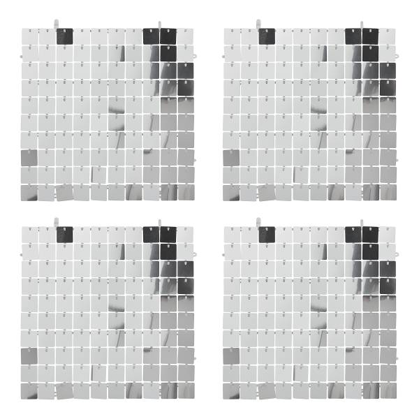 Wanddekoration DISCO 4er-Set - Kunststoff