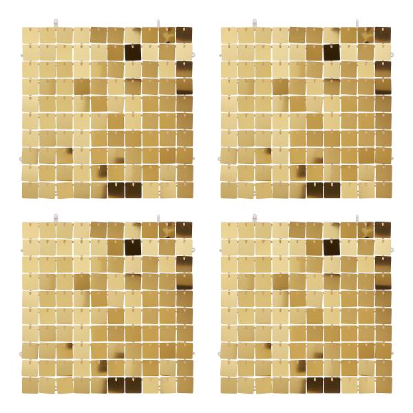Wanddekoration DISCO 4er-Set - Kunststoff