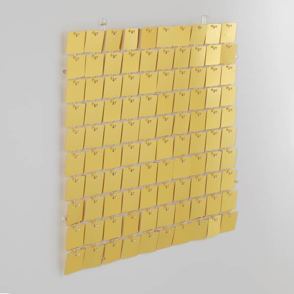 Wanddekoration DISCO 4er-Set - Kunststoff
