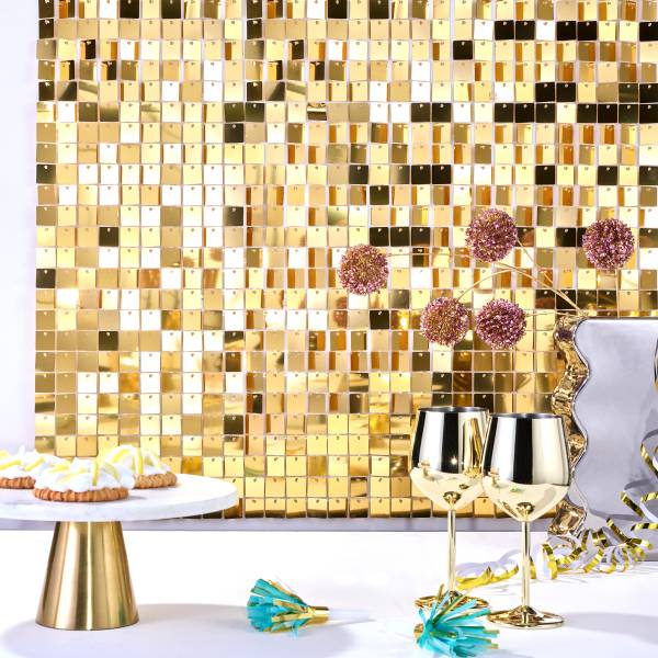 Wanddekoration DISCO 4er-Set - Kunststoff