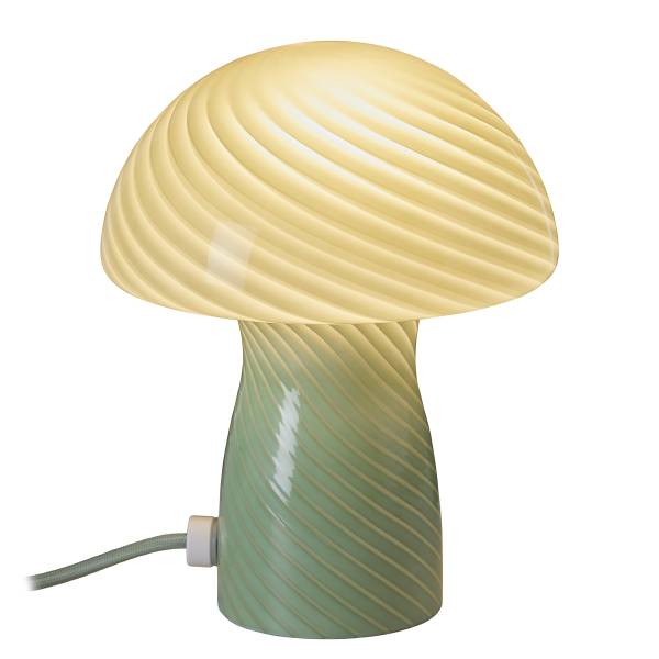 Tischleuchte FUNGI TOWN - Glas / Eisen - Mint