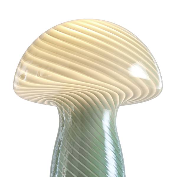 Tischleuchte FUNGI TOWN - Glas / Eisen - Mint