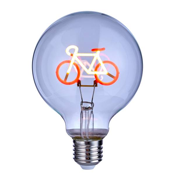 LED Glühlampe BRIGHT LIGHT - Glas - Gelb