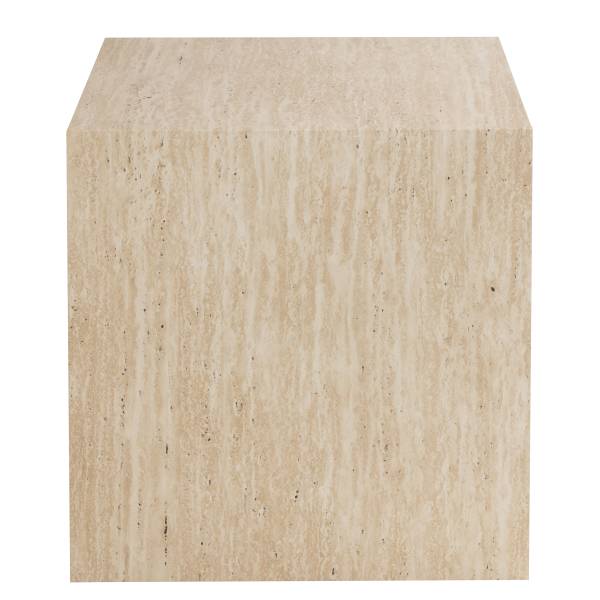 Couchtisch Cozzens - quadratisch 48 cm - Travertin Dekor