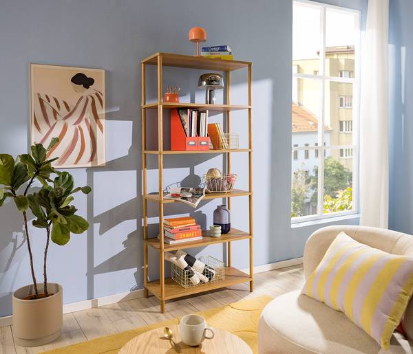 Regal Ticonic - Eiche Dekor / Eiche - Breite: 80 cm