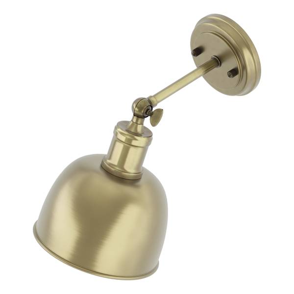 Wandleuchte LOWI - Eisen - 1-flammig - Messing