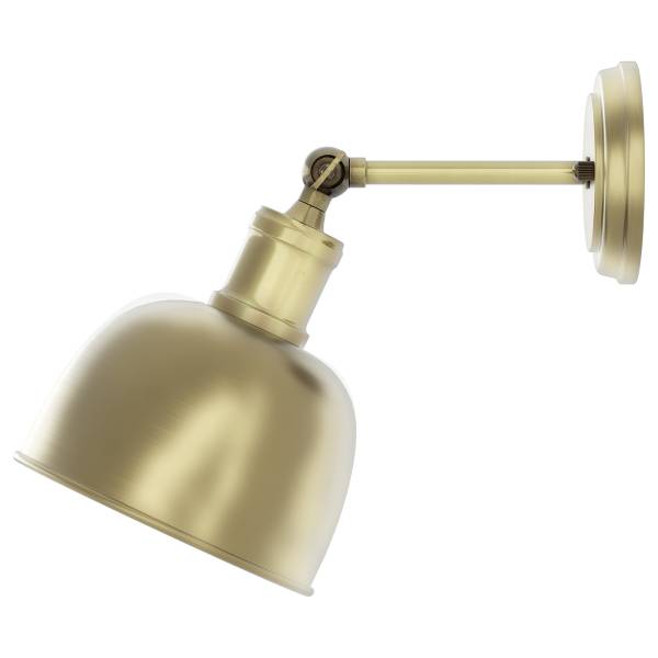 Wandleuchte LOWI - Eisen - 1-flammig - Messing