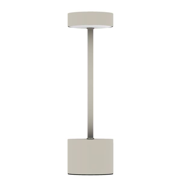 Akku-Tischleuchte LIM - Eisen - Beige