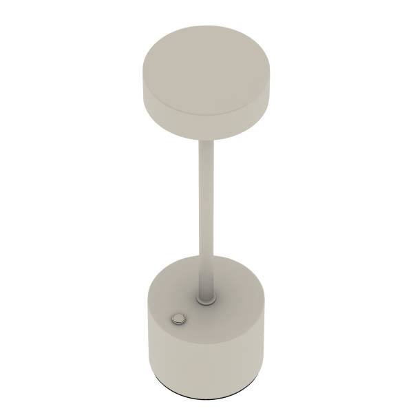 Akku-Tischleuchte LIM - Eisen - Beige