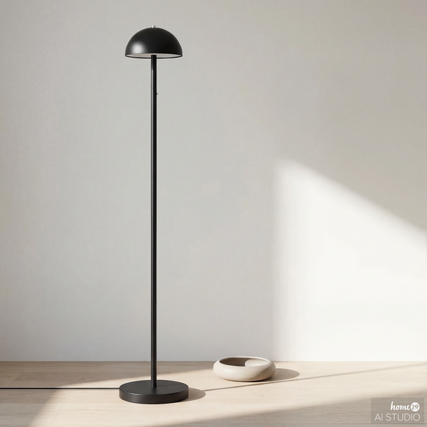 Akku-Stehleuchte RICANO - Dimmbar - Schwarz