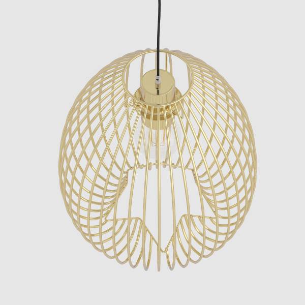 Pendelleuchte ROCAR - Eisen - 1-flammig - Gold