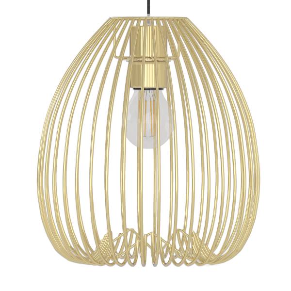 Pendelleuchte ROCAR - Eisen - 1-flammig - Gold