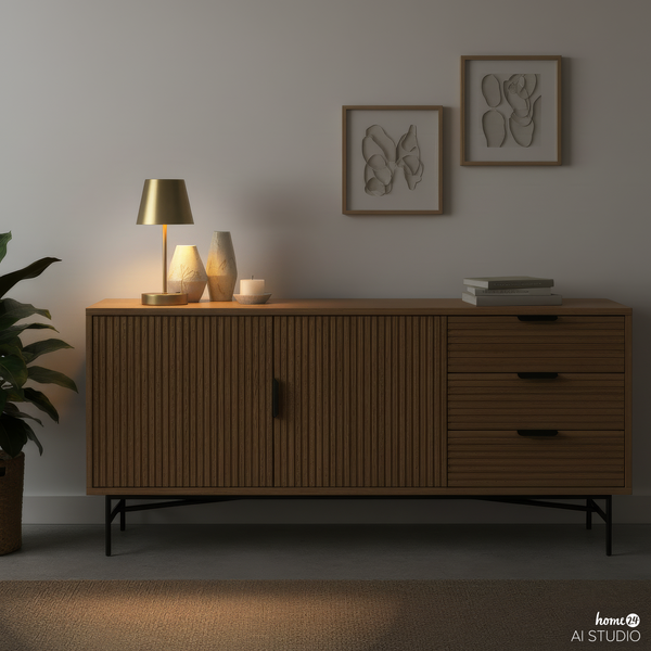 Akku-Tischleuchte DROS - Dimmbar - Gold