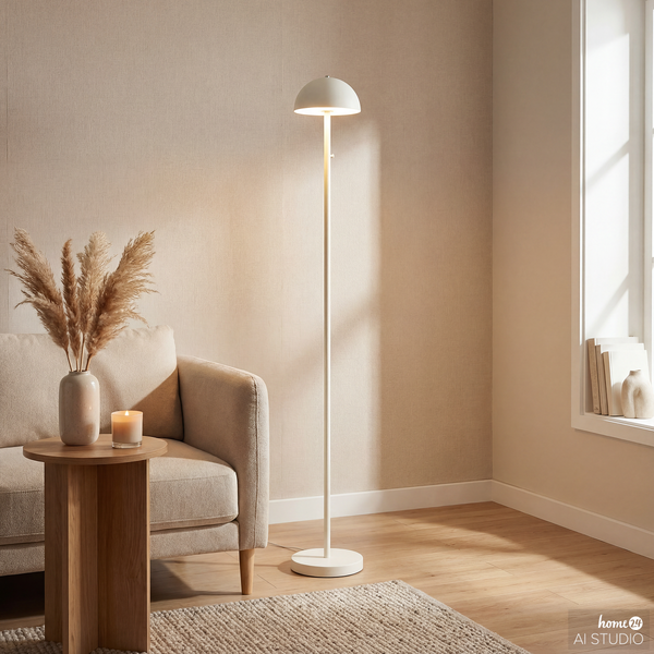 Akku-Stehleuchte RICANO - Dimmbar - Beige
