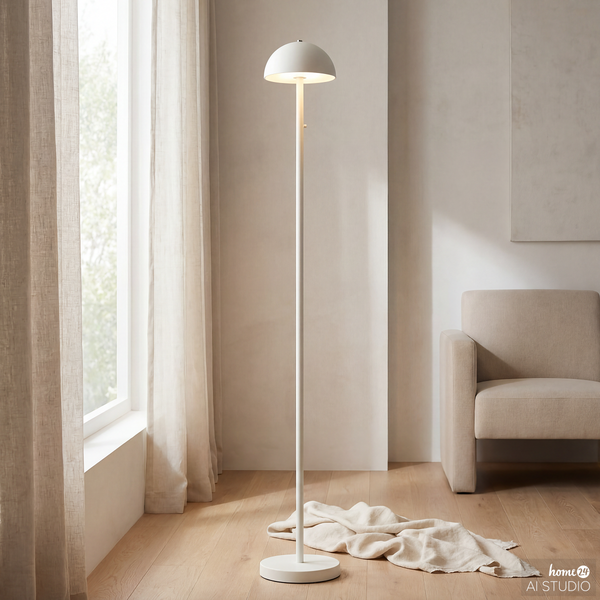 Akku-Stehleuchte RICANO - Dimmbar - Beige