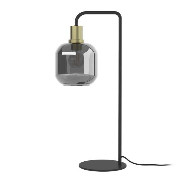 Tischleuchte MOME Typ A - Rauchglas / Eisen - 1-flammig