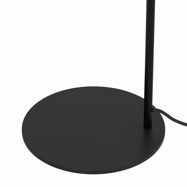 Tischleuchte MOME Typ A - Rauchglas / Eisen - 1-flammig